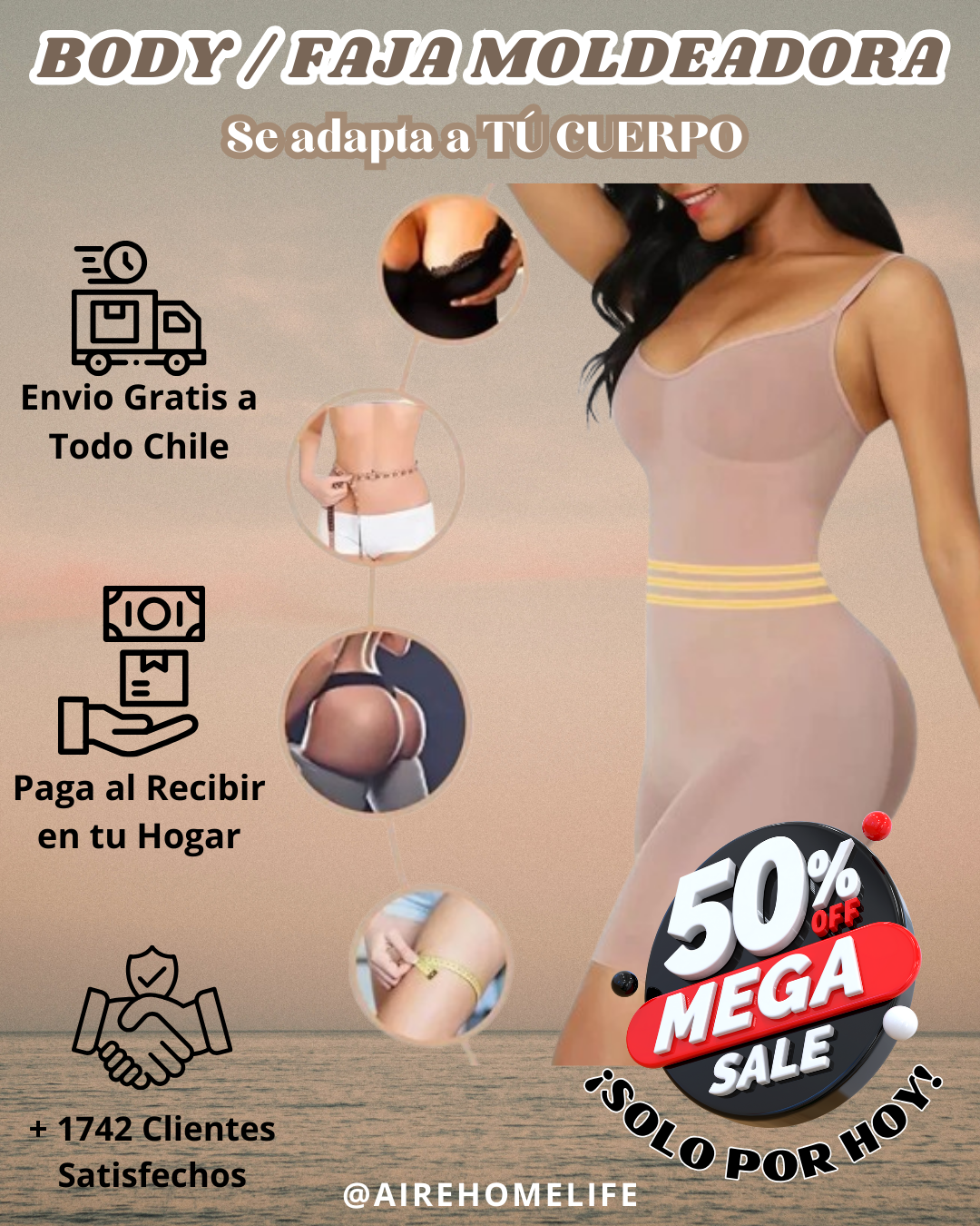 💣¡OFERTA Body Faja Moldeadora Sin Costura+ ENVIO GRATIS!🩱