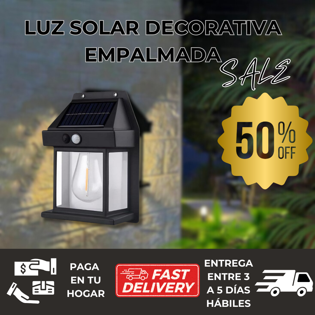 ¡Oferta Exclusiva!💣Luz solar decorativa empalmada +ENVIO GRATIS (🎁)