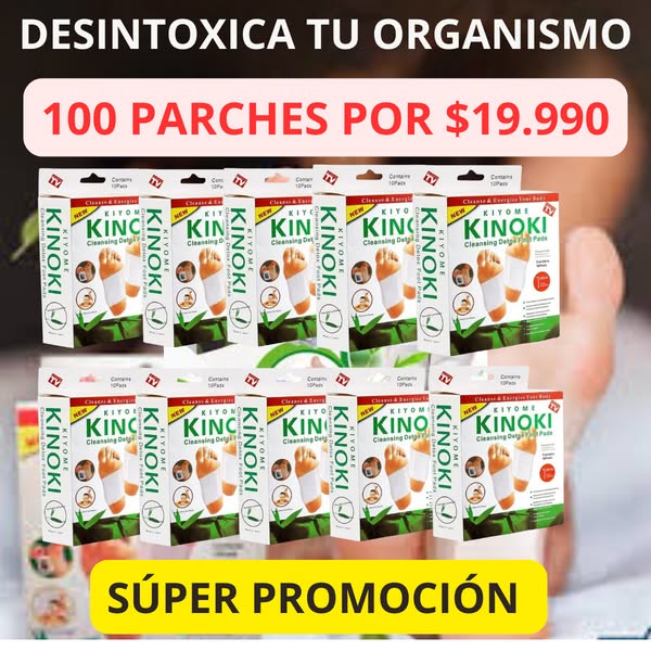 ¡SUPER OFERTA!💥Parches Kinoki🌿💚100x1 +ENVÍO GRATIS🎁🚚